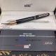 Perfect Replica Montblanc Rose Gold Clip Black M Marc Rollerball Pen (4)_th.jpg